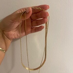 Windsor Elegant Gold Layered Necklace Chain